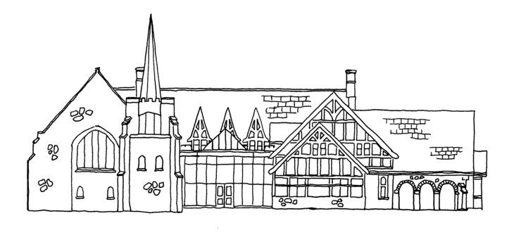 Outline of the UU Wausau church.